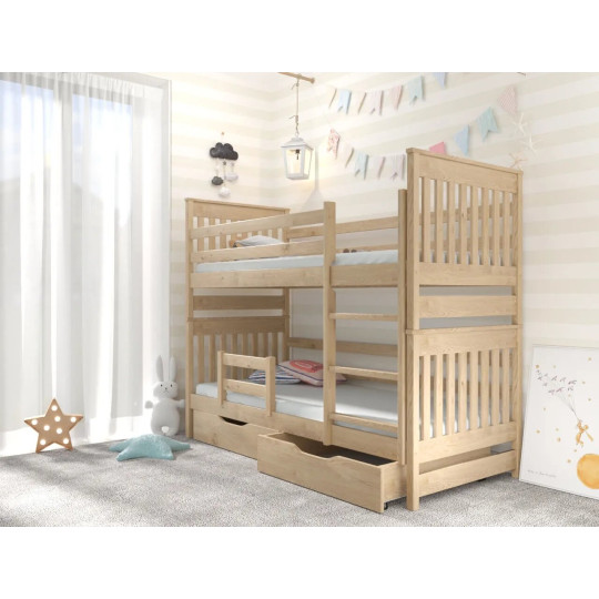 550, Кровать Адель Duo (массив), , 7 655.00 грн, Кровать Адель Duo (массив), , Кровати детские