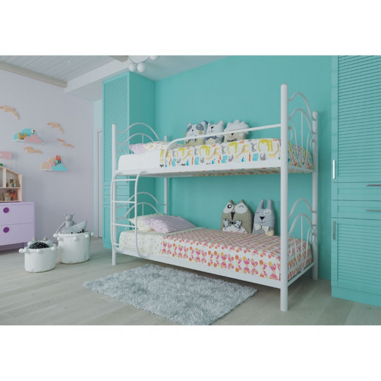 467, Кровать Диана  2-х ярусная , , 4 514.00 грн, Диана, Металлдизайн, Кровати двухъярусные